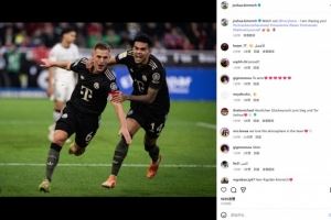 打入赛季首球，基米希社媒调侃：凯恩小心了，我要追上你了